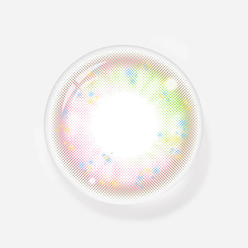 NEBULALENS Summer Pollen Purple Yearly Prescription Colored Contact Lenses - NEBULALENS