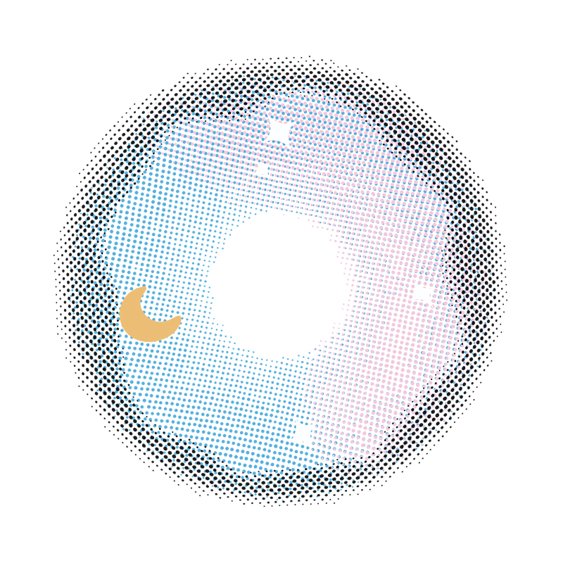 NEBULALENS Starry Sky Gradient Yearly Prescription Colored Contact Lenses - NEBULALENS