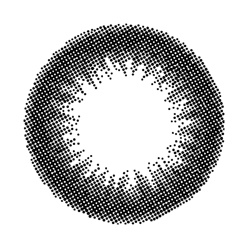 NEBULALENS Audrey Black Yearly Prescription Colored Contact Lenses - NEBULALENS