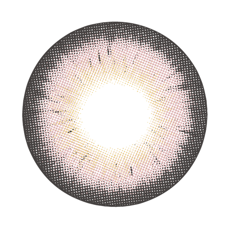 NEBULALENS Strawberry Roll Yearly Prescription Colored Contact Lenses - NEBULALENS