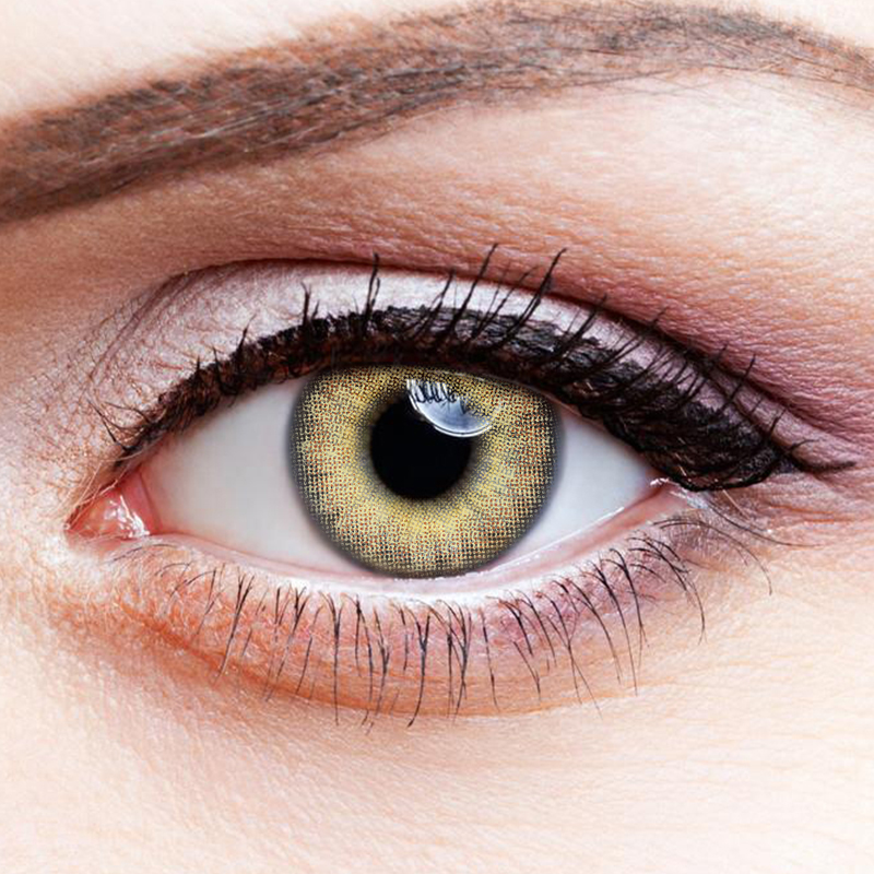 NEBULALENS PRO Caramel Brown Yearly Prescription Colored Contact Lenses - NEBULALENS