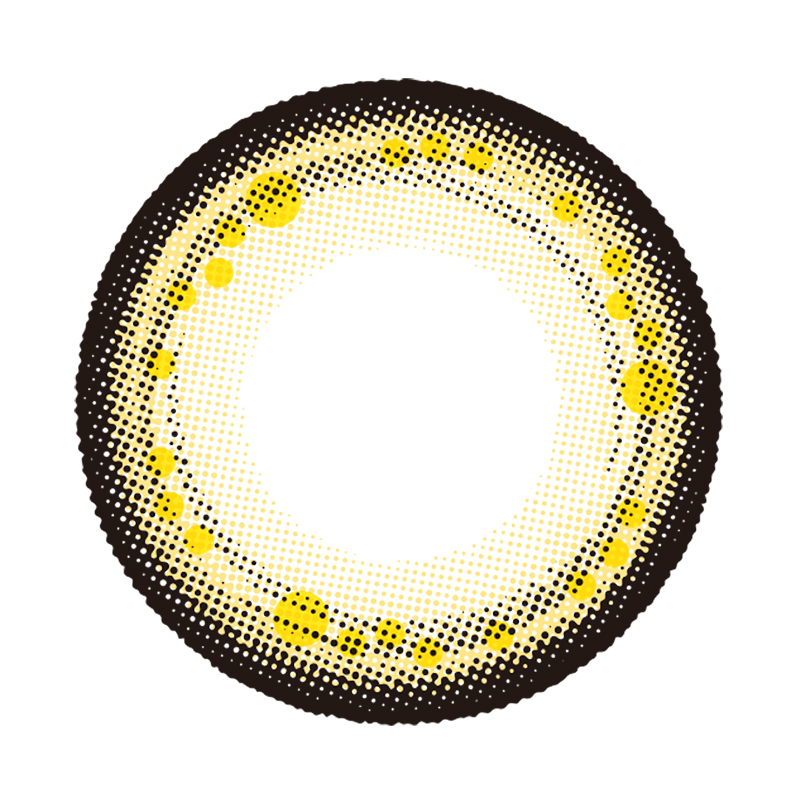 NEBULALENS Dream Golden Brown Yearly Prescription Colored Contact Lenses - NEBULALENS