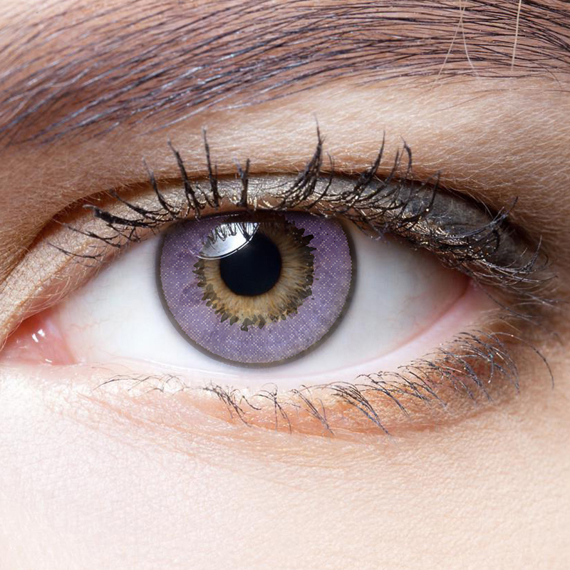 NEBULALENS Harajuku Storm Violet Yearly Prescription Colored Contact Lenses - NEBULALENS