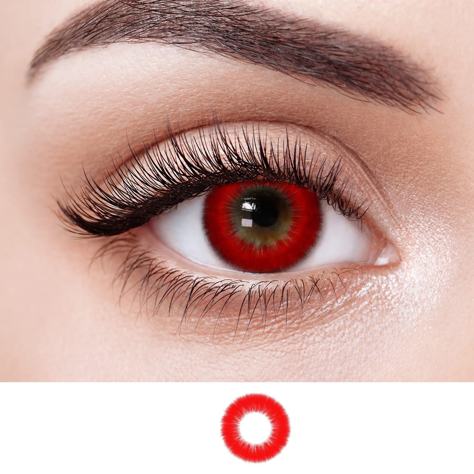 NEBULALENS Boundless Fire Colored Contact Lenses - NEBULALENS