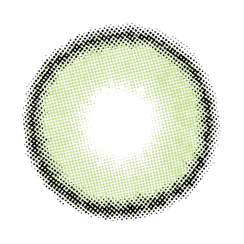 NEBULALENS Mint Green Yearly Prescription Colored Contact Lenses - NEBULALENS