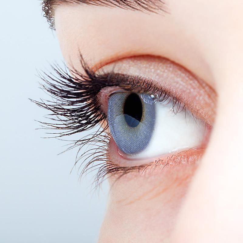 NEBULALENS Tears Blue Yearly Prescription Colored Contact Lenses - NEBULALENS