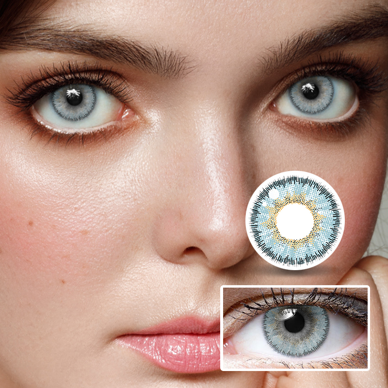 NEBULALENS Angel Ice Blue Colored Contact Lenses - NEBULALENS