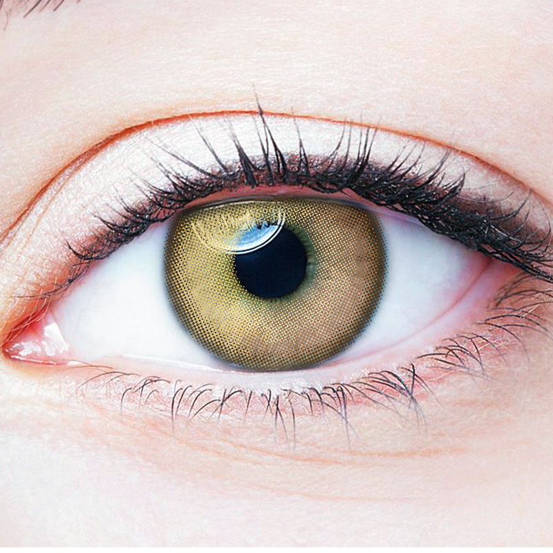 NEBULALENS Wine-Kumquat Jelly Yearly Prescription Colored Contact Lenses - NEBULALENS