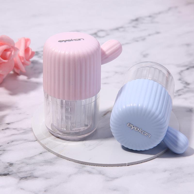 Portable Contact Lens Cleaner Machine - Contact Lens Washer with Drawstring for Daily Care Fast Cleaning Soft and Hard Contact Lenses - NEBULALENS