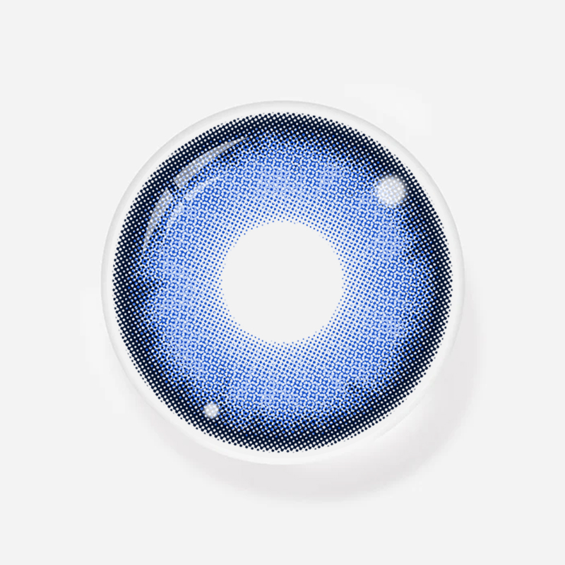 NEBULALENS Fire Dance Blue Colored Contact Lenses - NEBULALENS
