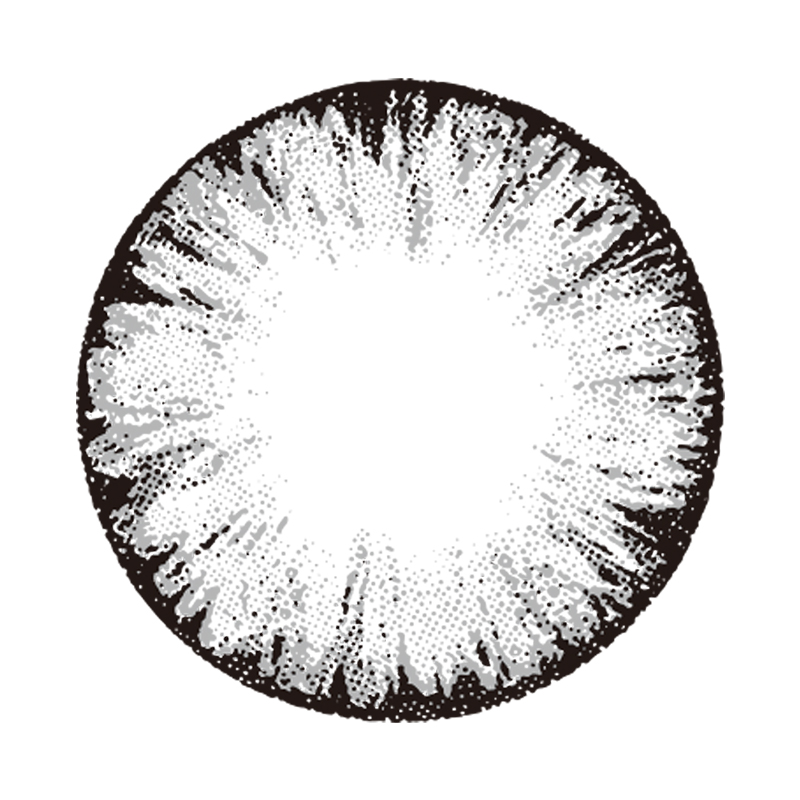 NEBULALENS Ice Grey Yearly Prescription Colored Contact Lenses - NEBULALENS