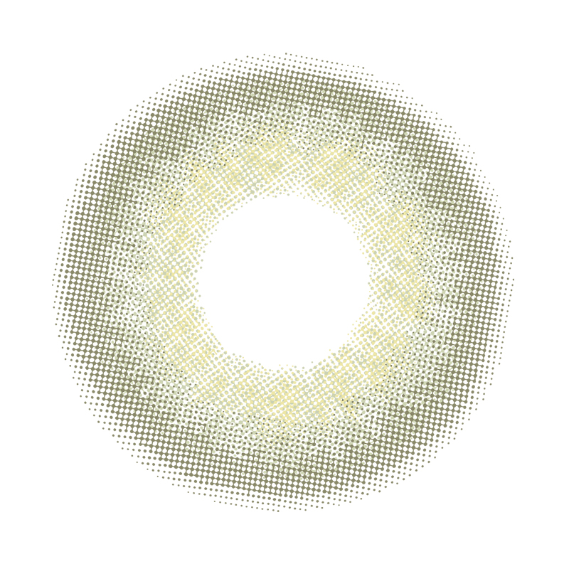 NEBULALENS Hepburn Green Yearly Prescription Colored Contact Lenses - NEBULALENS