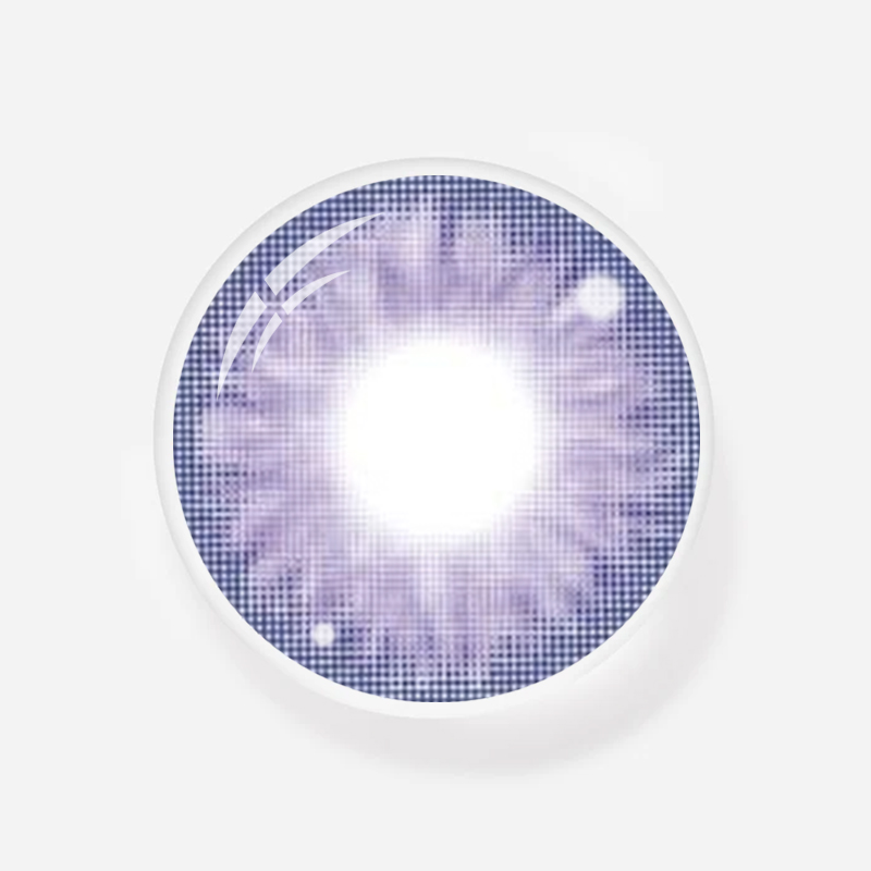 NEBULALENS Diamond - Prismatic Violet Yearly Prescription Colored Contact Lenses - NEBULALENS