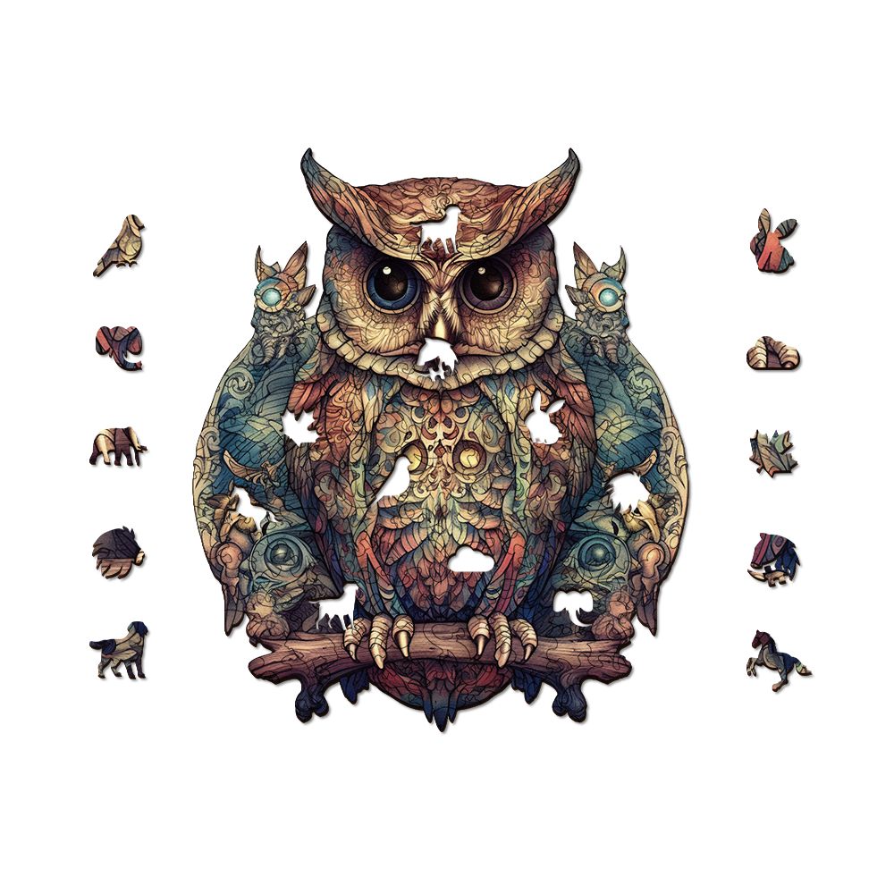 Clementoni 500 Piece 3D Owl Puzzle - Premium Quality, Made In Italy, For Ages 12 And Up - View #5