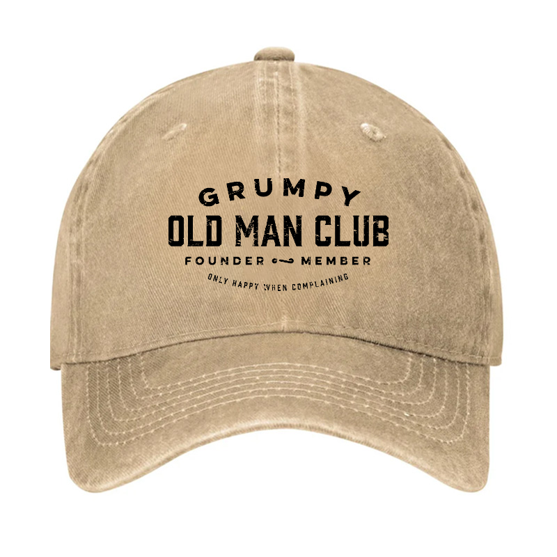 Grumpy Old Man Club Founder And Member Funny Hat