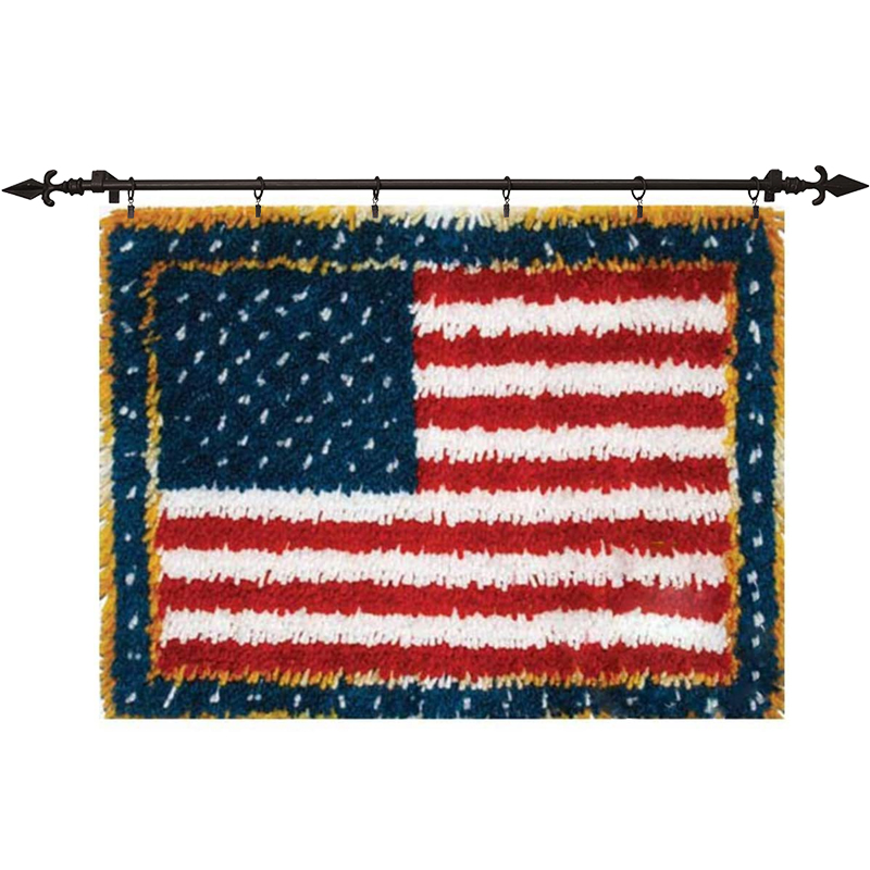 American Flag Rug Latch Hook Kits for Beginners