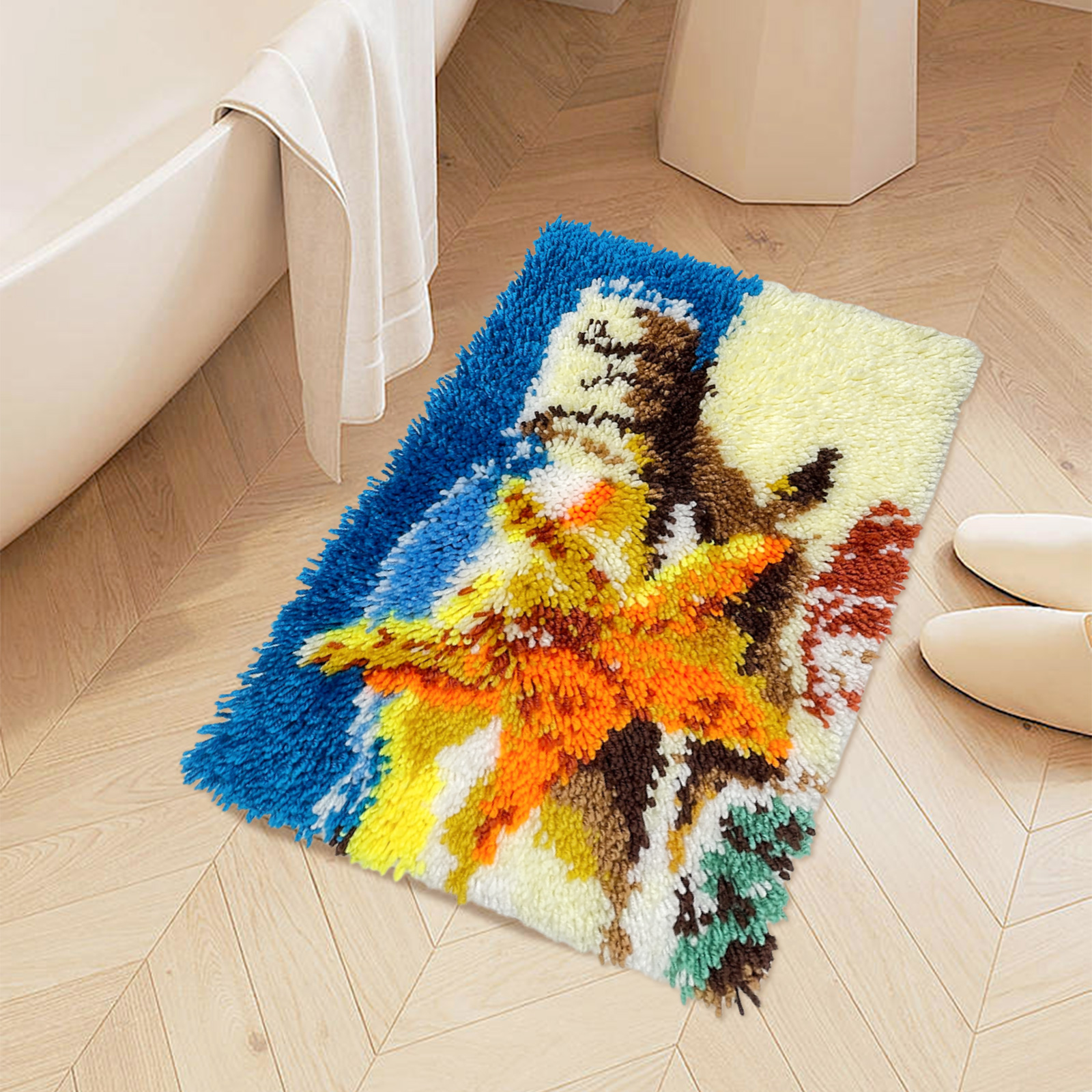 Starfish on Beach - Latch Hook Rug Kit