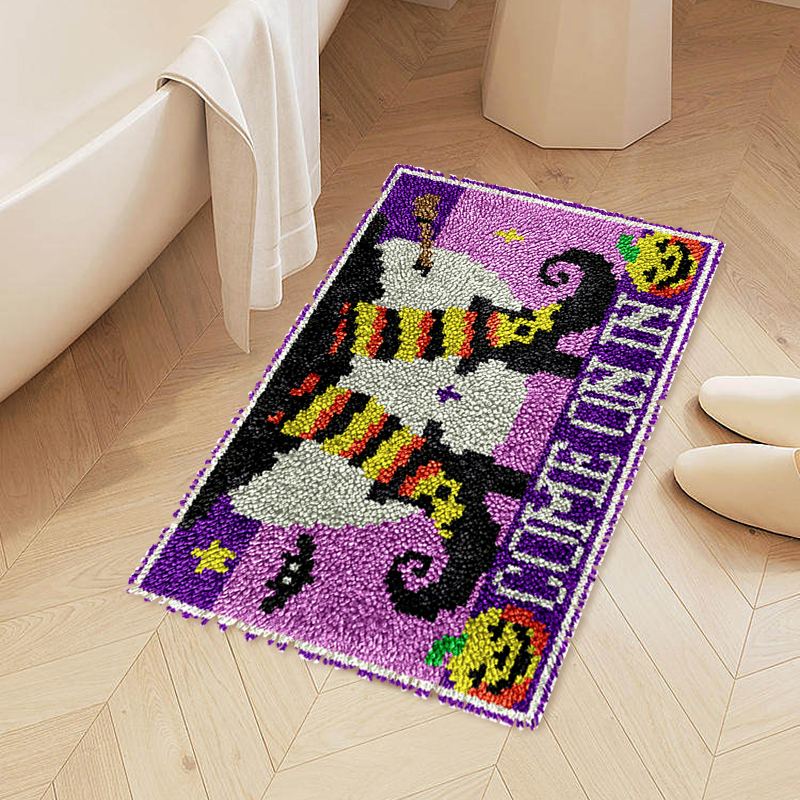 Halloween Boots - Latch Hook Rug Kits