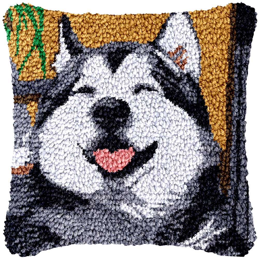 Pet Paw-some: Personalized Latch Hook Pillowcase Kit for Your Fur-Babies!