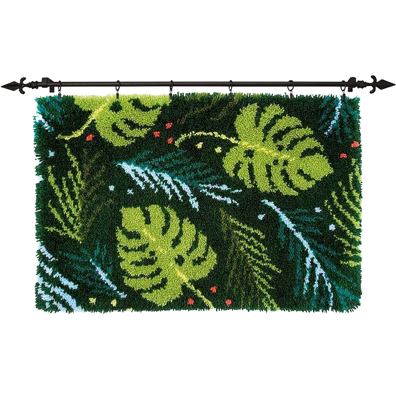 Leaf DIY Rug Latch Hook Kits for Beginners