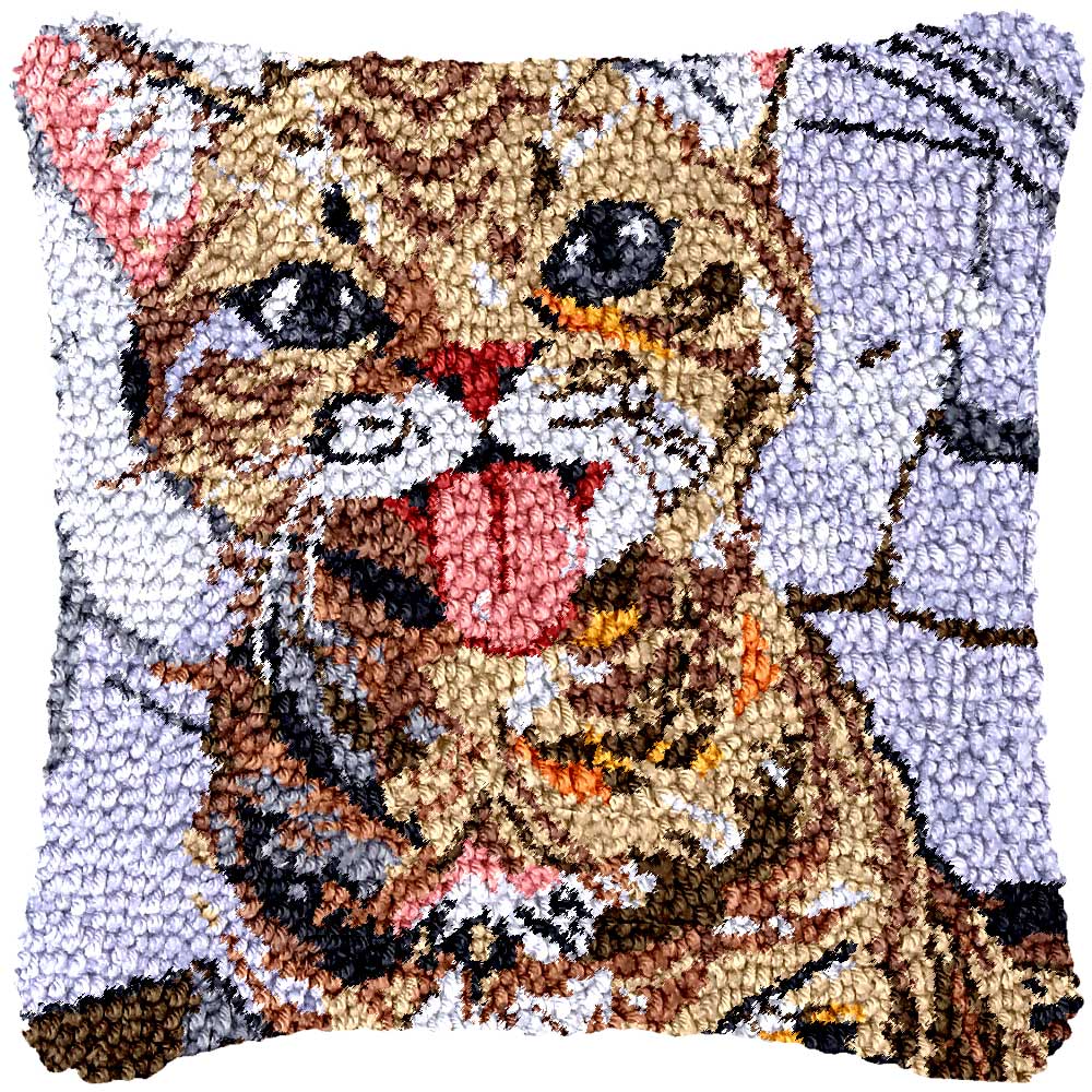 Pet Paw-some: Personalized Latch Hook Pillowcase Kit for Your Fur-Babies!