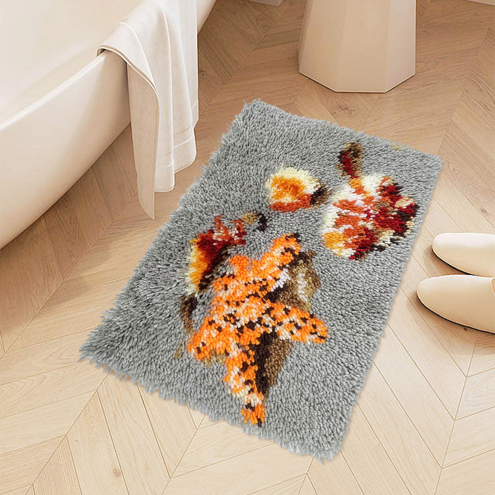 Starfish on Beach - Latch Hook Rug Kit