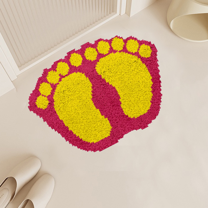 Footprints Rug Latch Hook Kits for Beginner