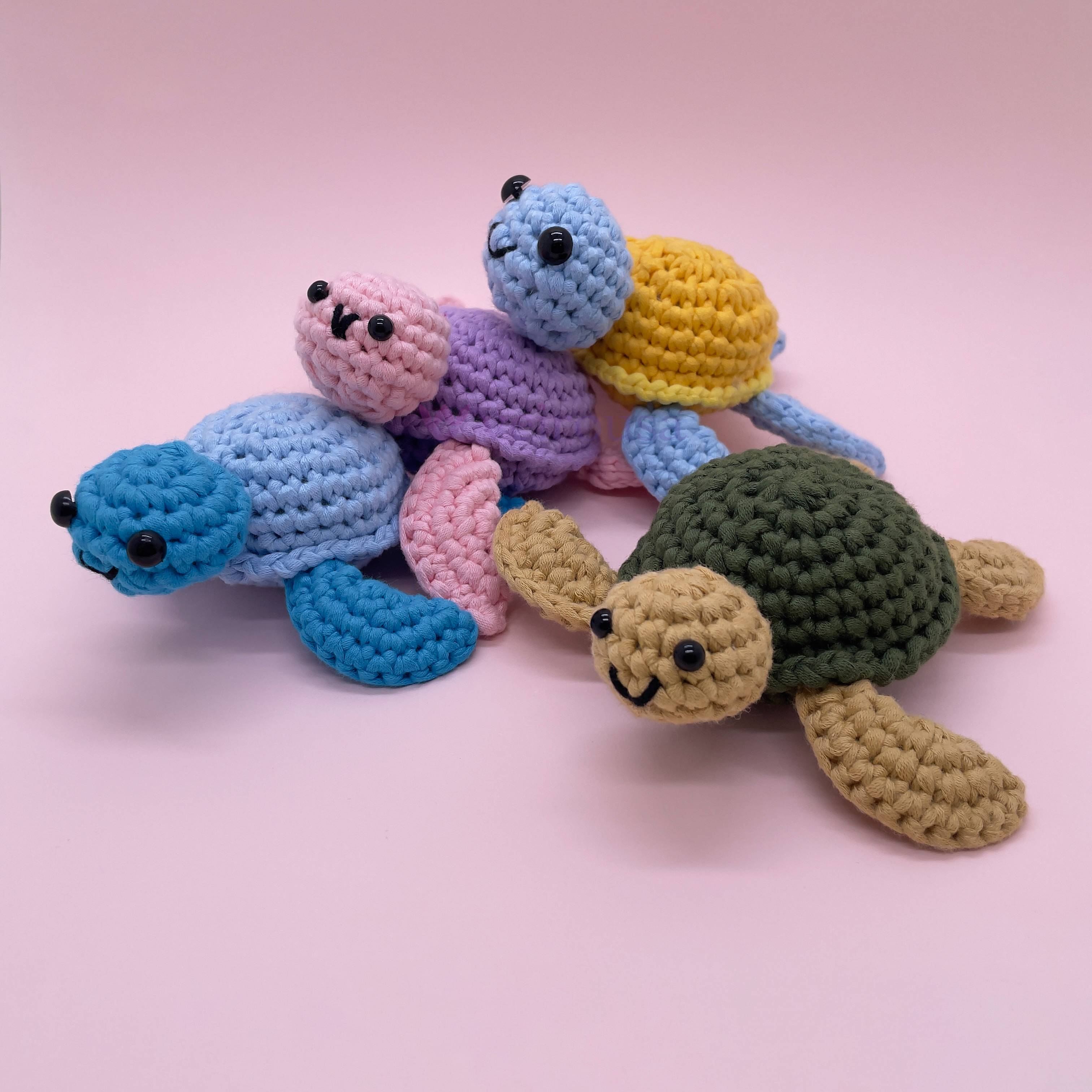 Colorful Sea Turtles - Crochet Kit