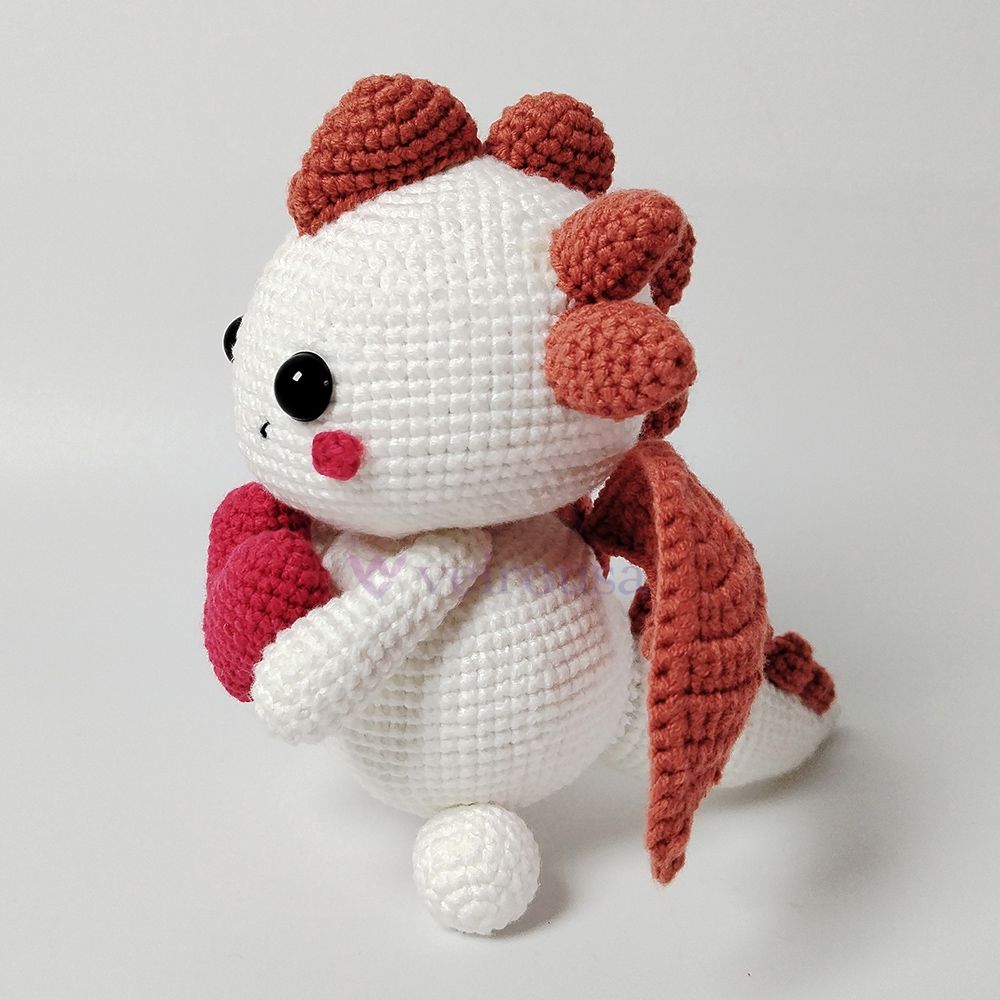 Red Love Dragon - Crochet Kit