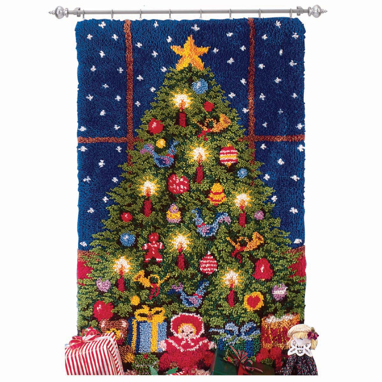 Large Size-Christmas Rug Latch Hook Kits for Beginner