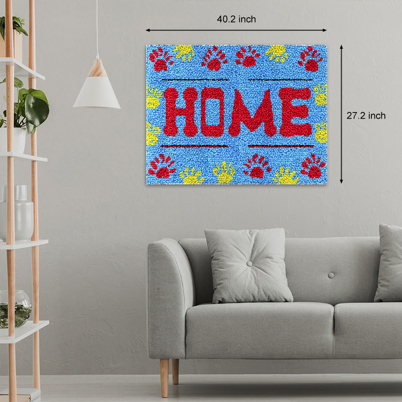 [Large Size] Home - Latch Hook Rug Kit