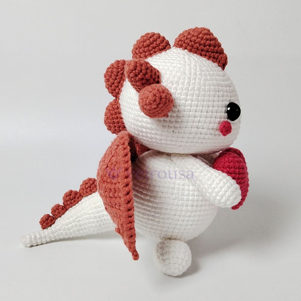 Red Love Dragon - Crochet Kit