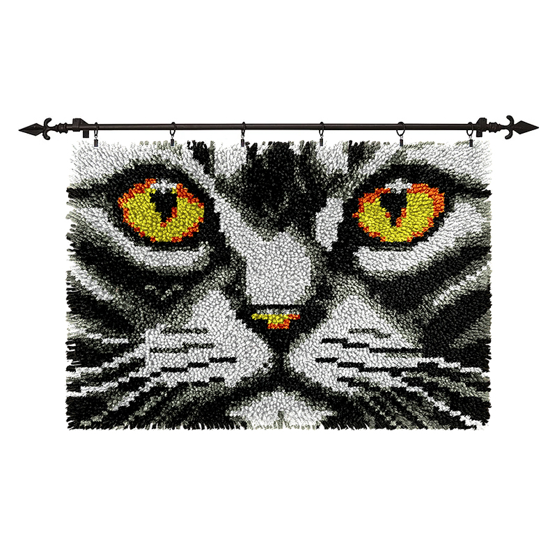 The Cat's Gaze - Latch Hook Rug Kit