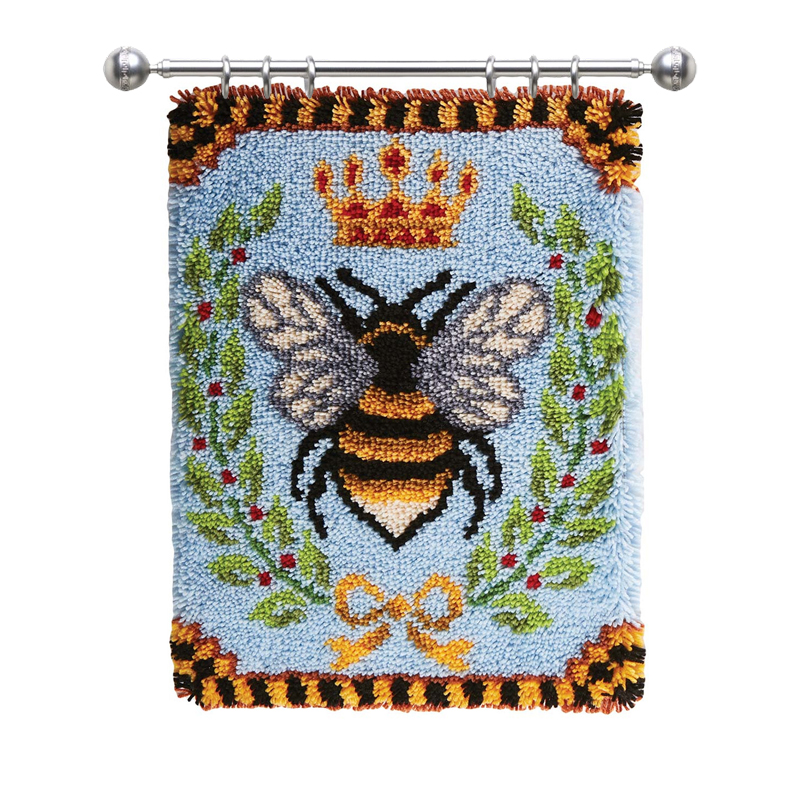 Bees Rug Latch Hook Kits for Beginners