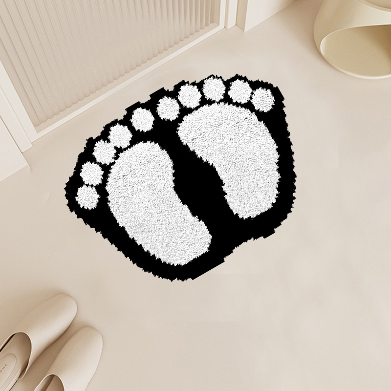 Footprints Rug Latch Hook Kits for Beginner