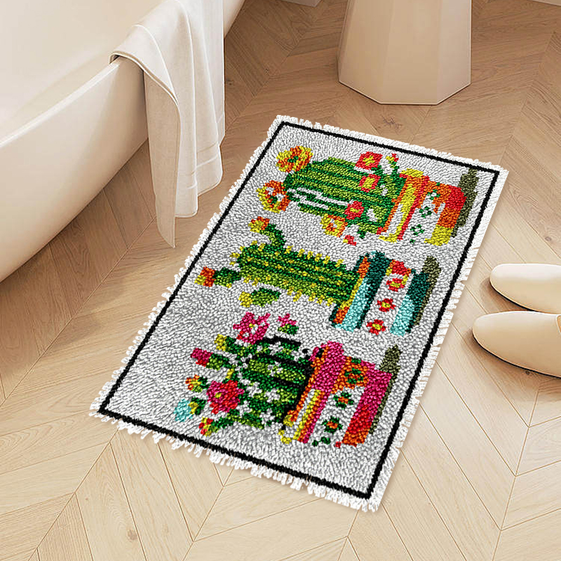 Cactus - Latch Hook Rug Kit