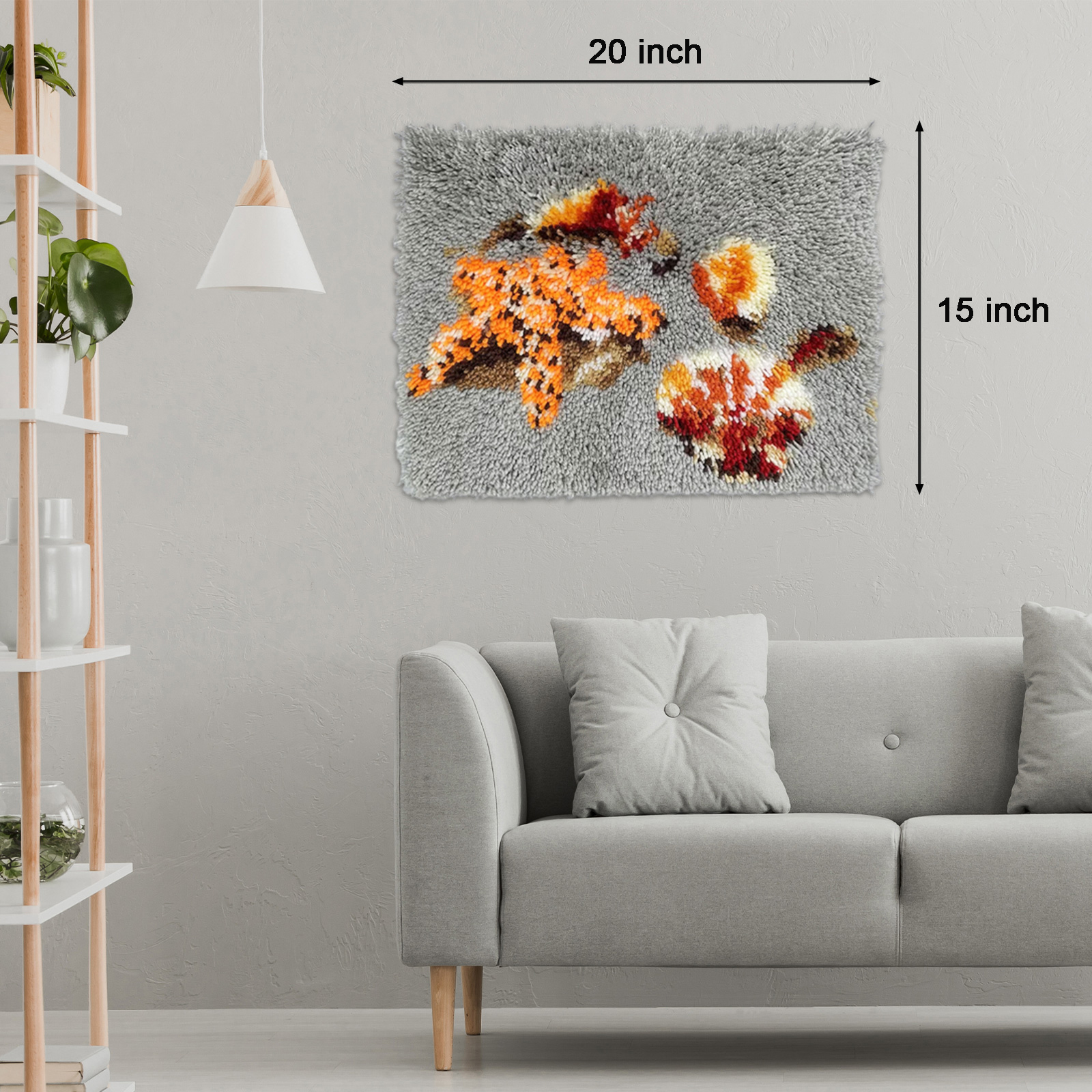 Starfish on Beach - Latch Hook Rug Kit