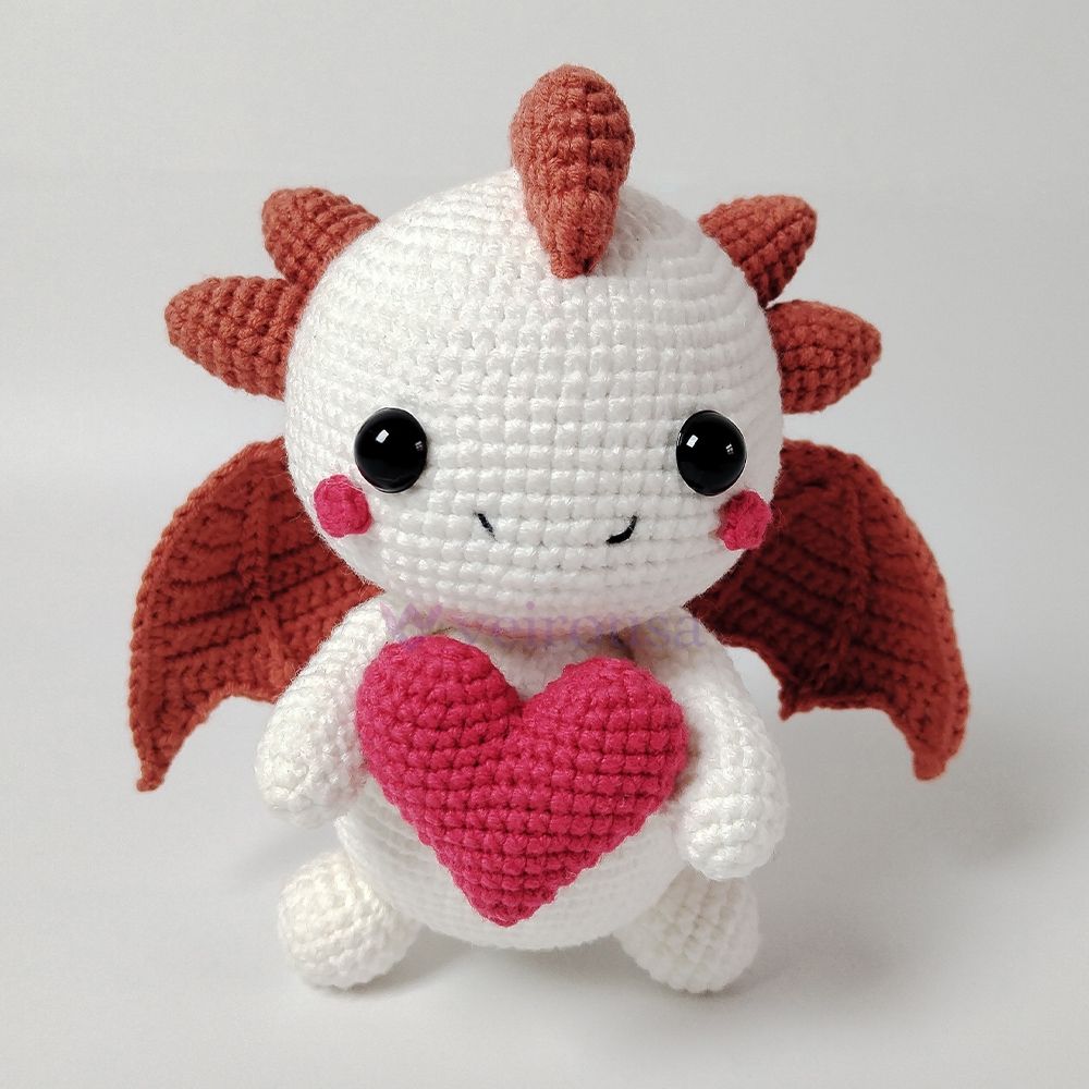Red Love Dragon - Crochet Kit