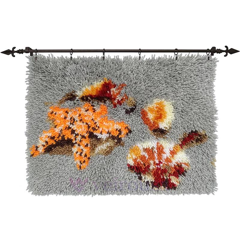 Starfish on Beach - Latch Hook Rug Kit