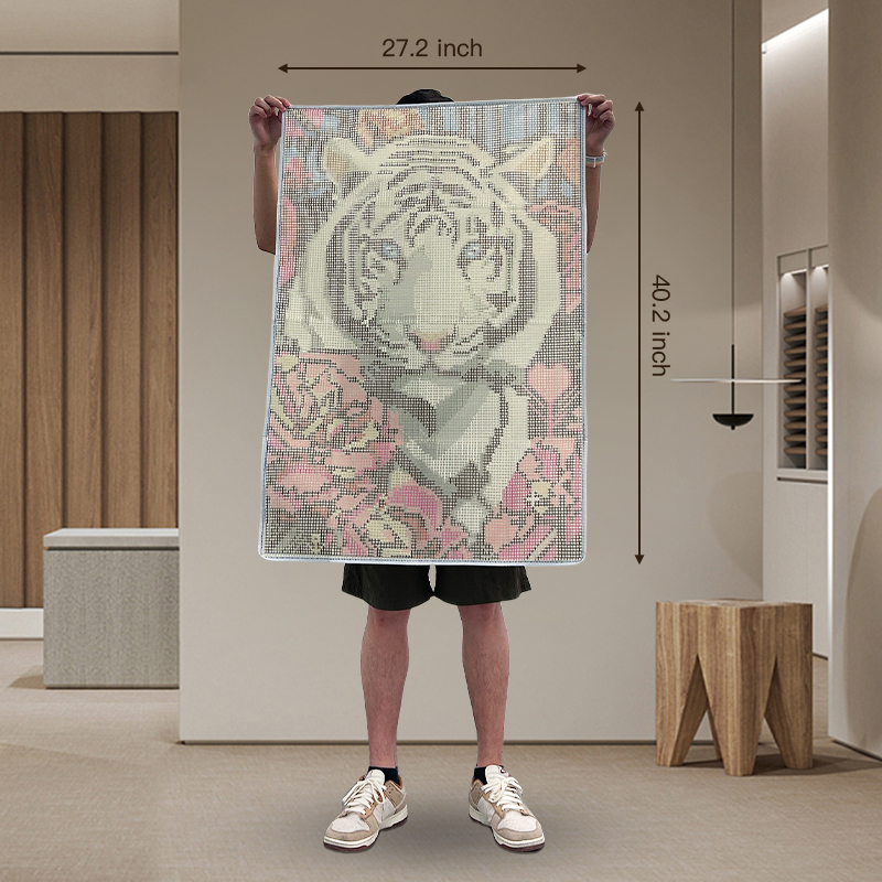 [Large Size] Spotted Dog - Latch Hook Rug Kit