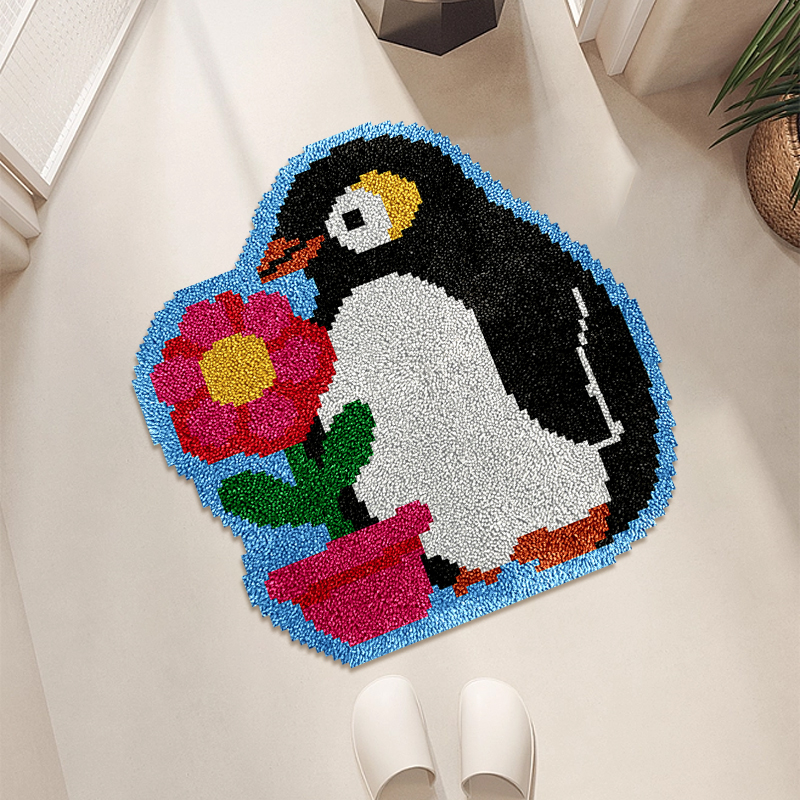 Penguin - Latch Hook Rug Kit
