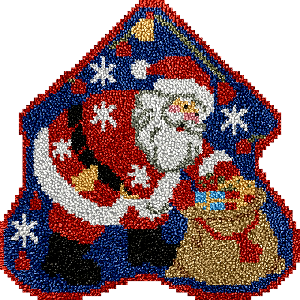 Santa Claus - Latch Hook Rug Kit