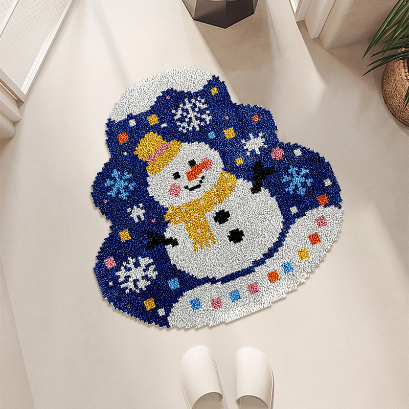 Snowman - Latch Hook Rug Kit