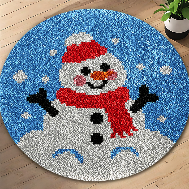 Snowman - Latch Hook Rug Kit
