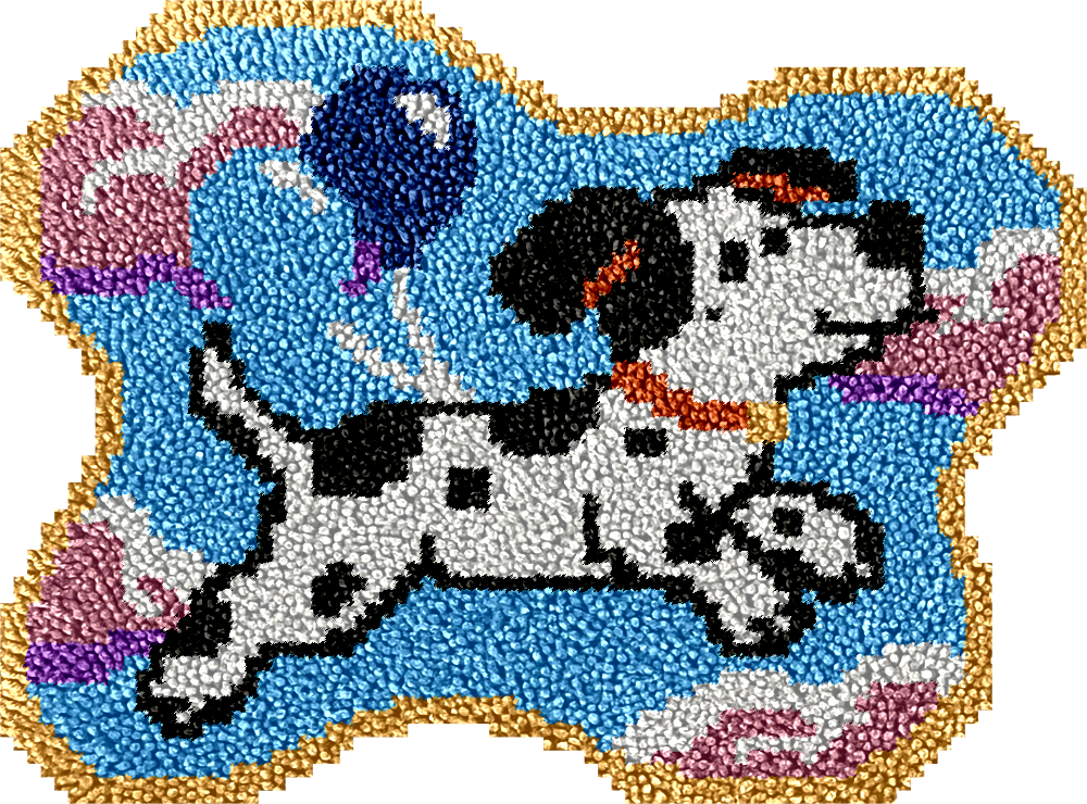 Spotted Dog - Rug Latch Hook Kits for Beginners