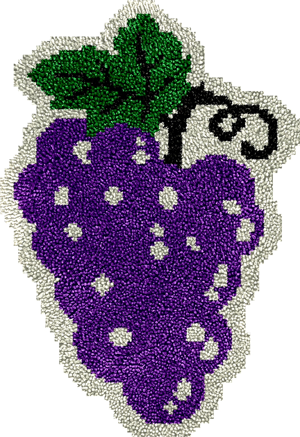 Grapes - Rug Latch Hook Kits for Beginners