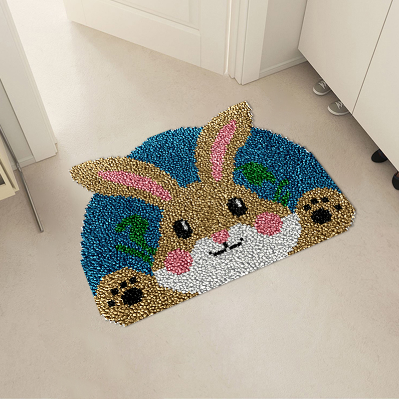Cute Bunny - Rug Latch Hook Kits for Beginners