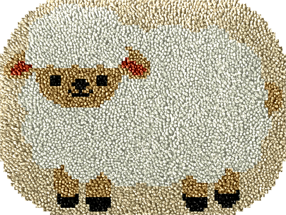Sheep - Rug Latch Hook Kits for Beginners