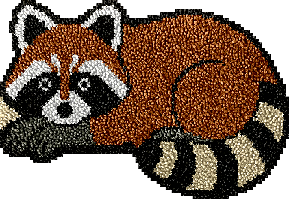 Mischievous Fox - Rug Latch Hook Kits for Beginners