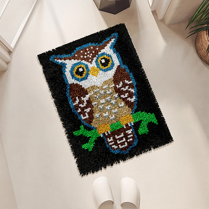 Owl - Rug Latch Hook Kits for Beginners